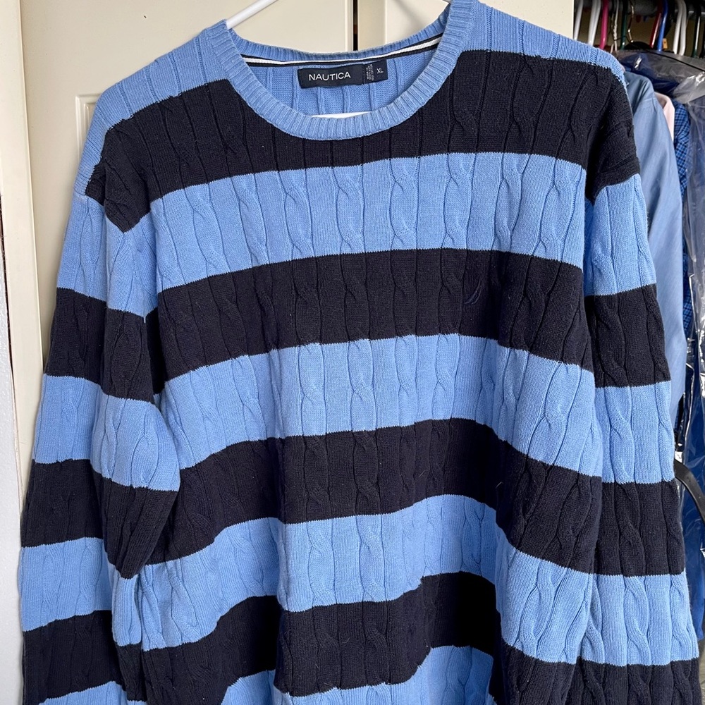 Lot of brand name men’s sweaters and shirts XL